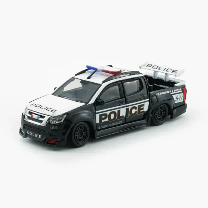 *PRE-ORDER* Isuzu D-Max 2018 - Low Rider Fake POLICE (Canada), 1:64 Scale — image 2