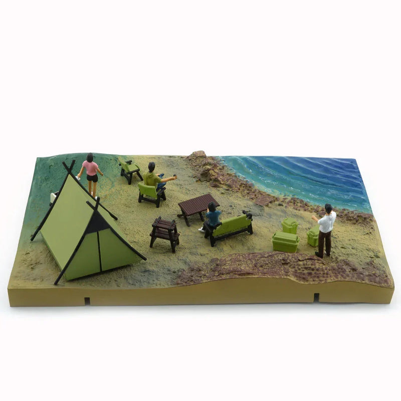 Dioroma City_003 Camp Site Version Orange Tent, 1:64 Scale — image 2