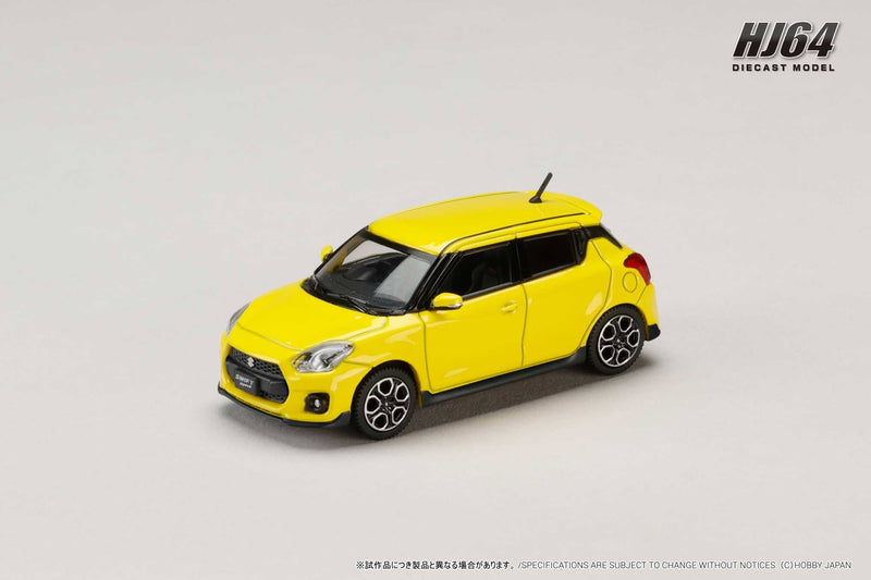 Suzuki Swift Sport (ZC32S), 1:64 Scale (Yellow) — image 1