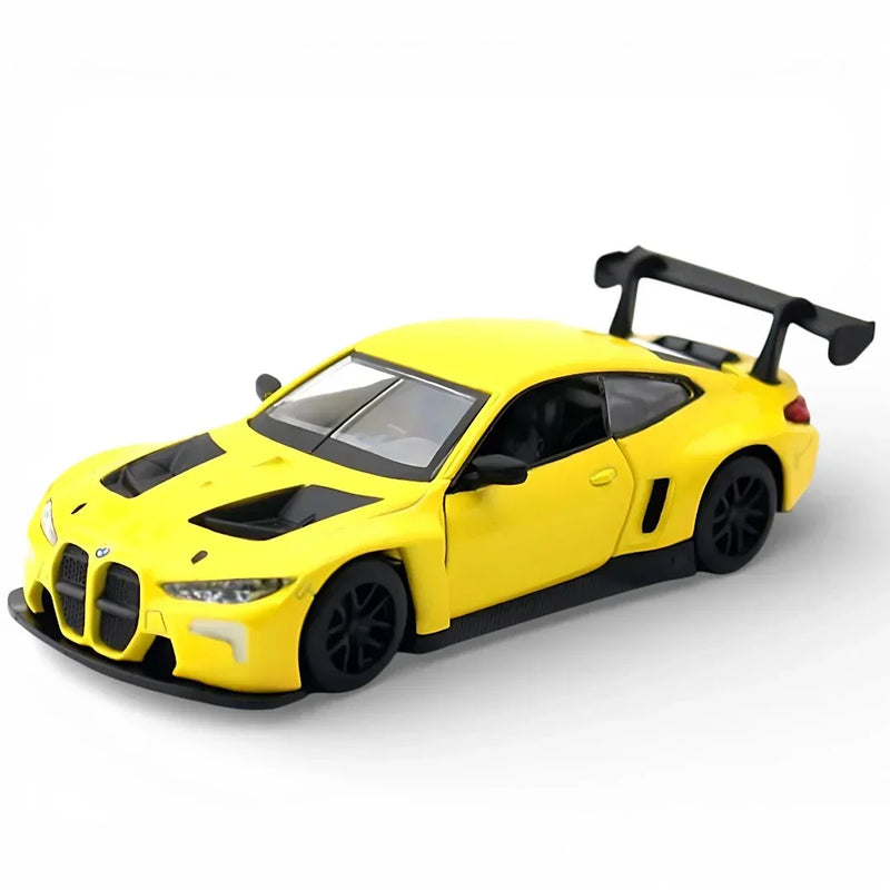 BMW M4 GT3, 1:43 Scale (Yellow) — image 1