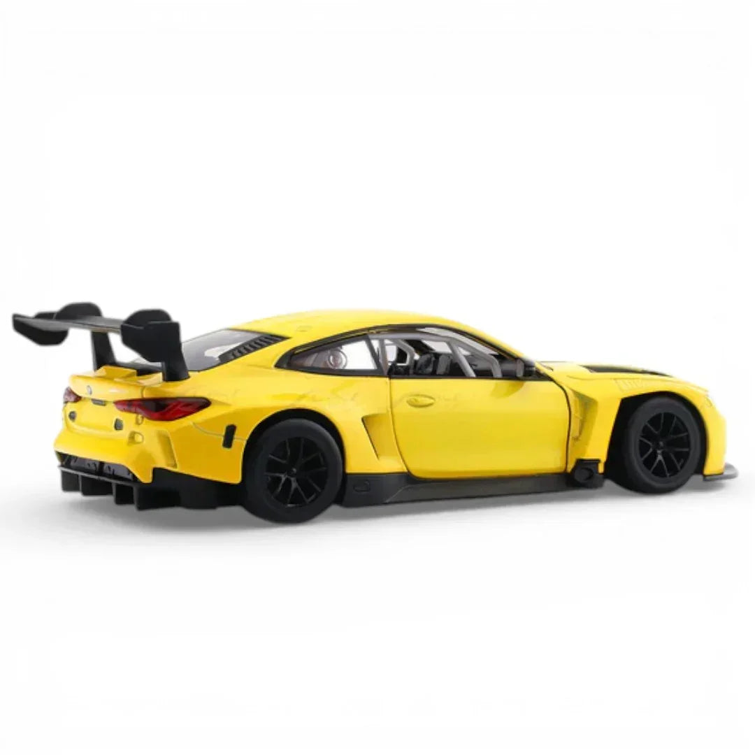 BMW M4 GT3, 1:43 Scale (Yellow) — image 4