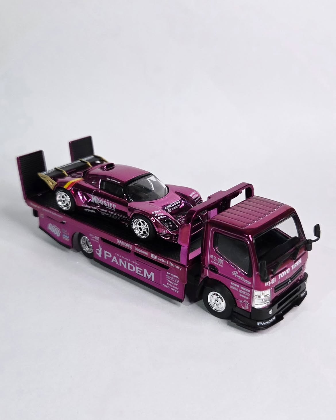 *HEC 2026* Pandem Lotus Elise Pandem Fuso-300 Rocket Bunny Racing, 1:64 Scale (Purple Chrome) — image 8