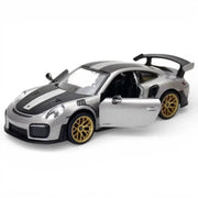 Porsche diecast 911 GT2 RS, 1:32 Scale (Grey) — image 2