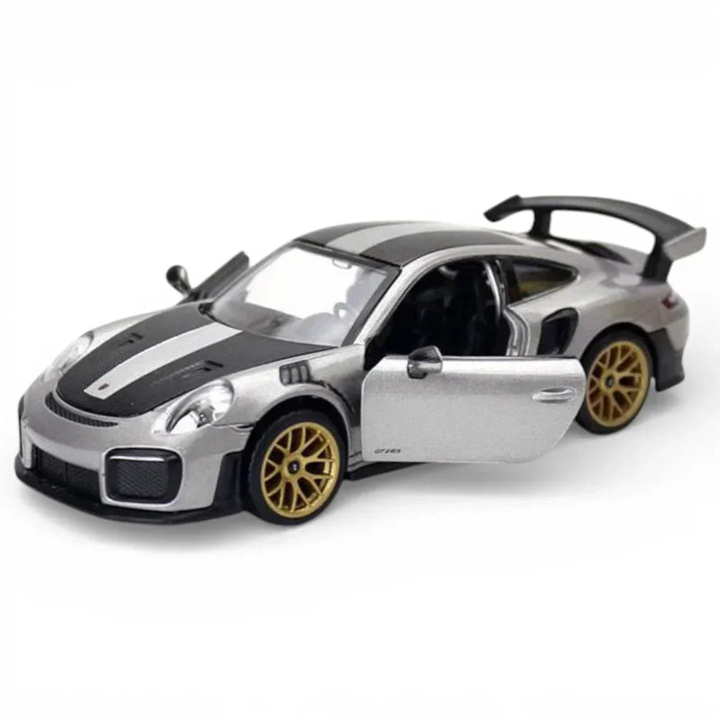 Porsche diecast 911 GT2 RS, 1:32 Scale (Grey) — image 2