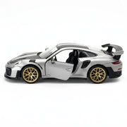 Porsche diecast 911 GT2 RS, 1:32 Scale (Grey) — image 3