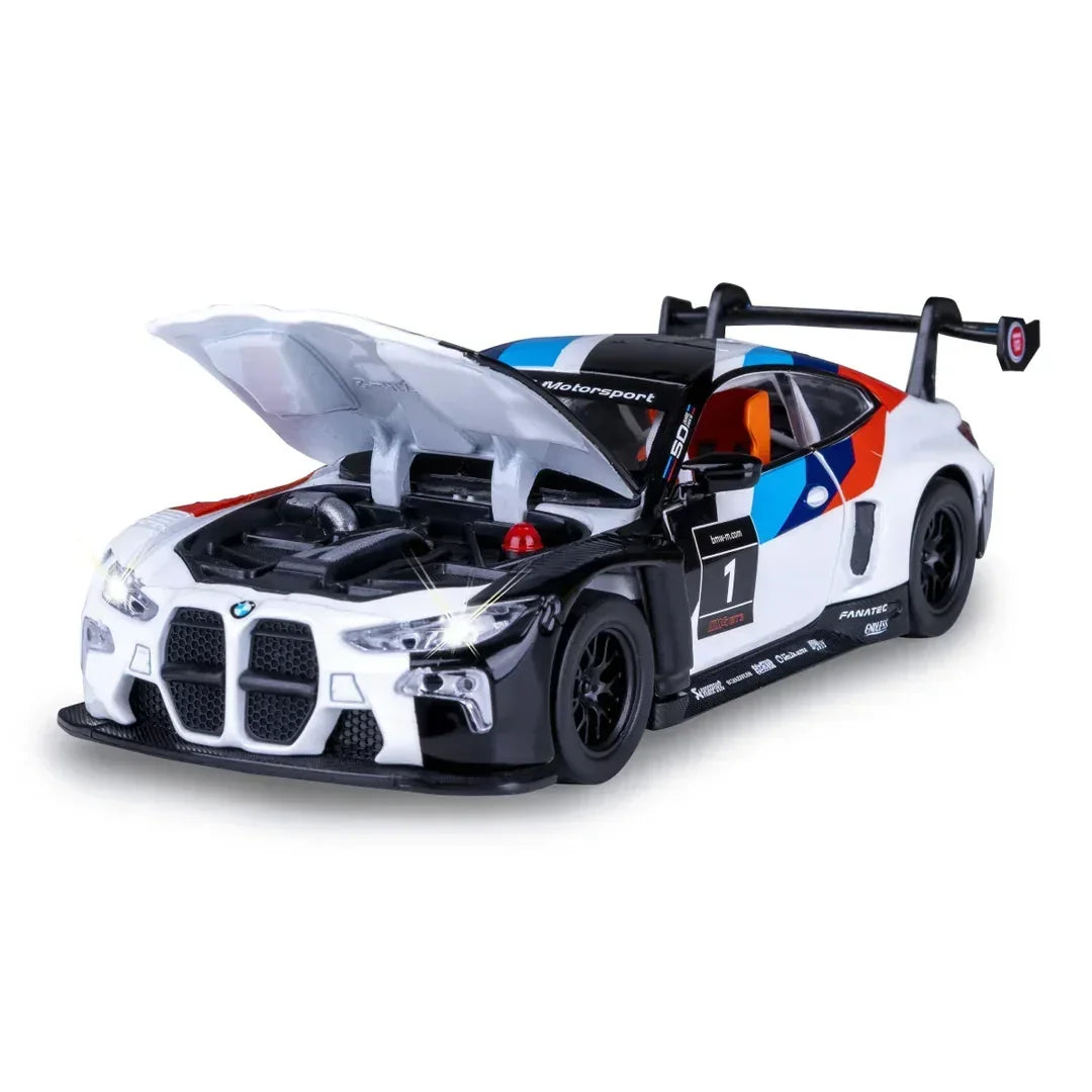 BMW M4 GT3, 1:32 Scale (White) — image 3