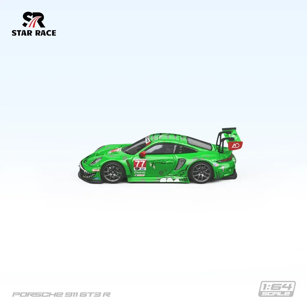 Porsche diecast Rexy 911 GT3 R, Black Dragon #77 AO Racing — image 3
