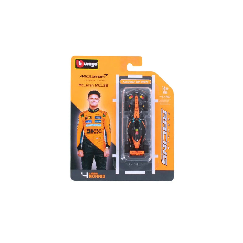 F1 MCL39 Formula 1 Car #4 Australian Grand Prix 2025 (Lando Norris), 1:64 Scale — image 1