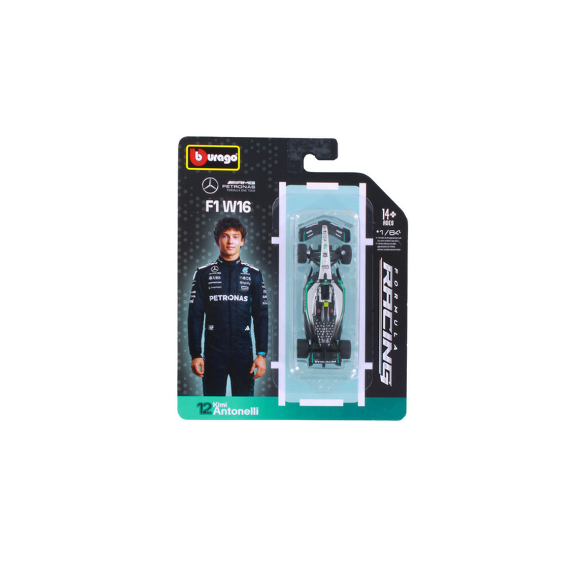 F1 W16 Mercedes-AMG PETRONAS Formula One Team #12 (Kimi Antonelli) , 1:64 Scale — image 1