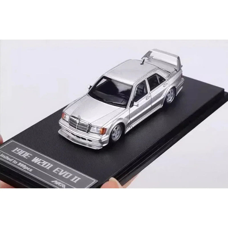 Mercedes Benz 190E W201 EVO II (Limited to 999pcs), 1:64 Scale (White) — image 1