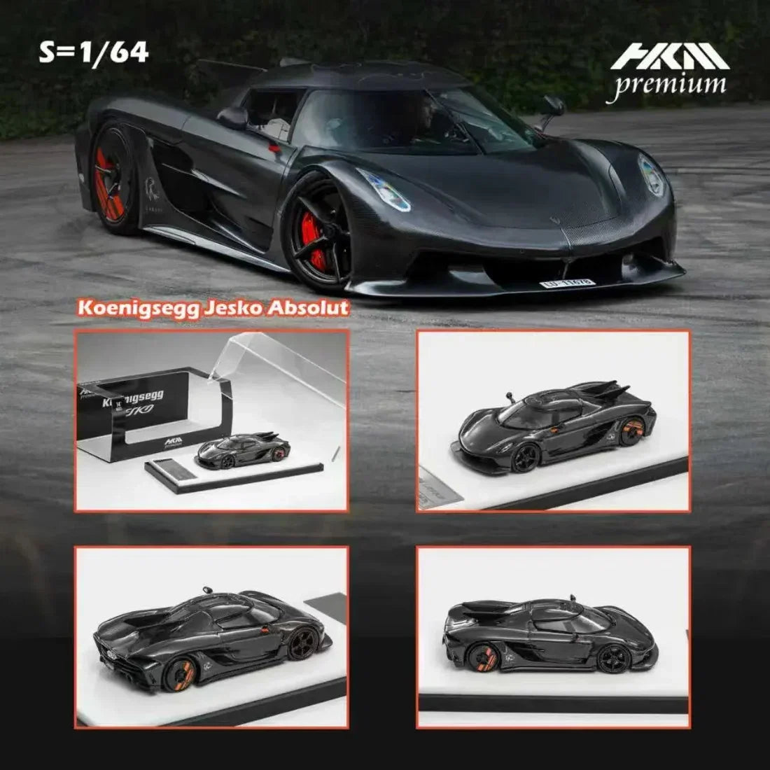 Koenigsegg Jesko (Limited to 999pcs), 1:64 Scale — image 5