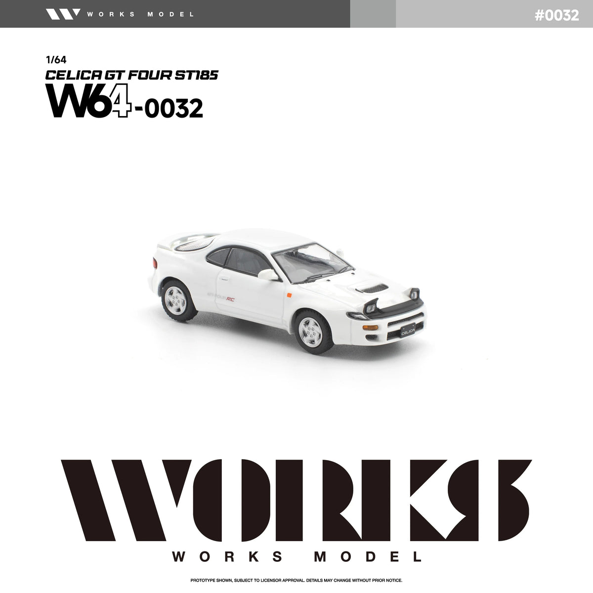 *PRE-ORDER* Toyota Celica GT Four ST-185 WRC, 1:64 Scale (White) — image 6