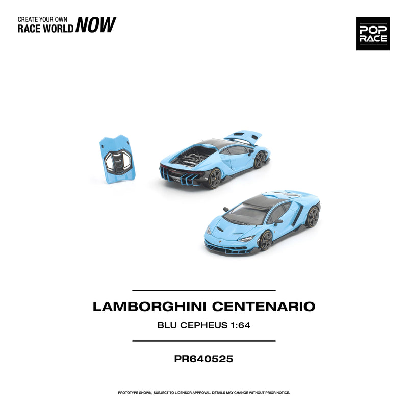 *PRE-ORDER* Lamborghini CENTENARIO BLU CEPHEUS, 1:64 Scale — image 1