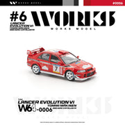 *PRE-ORDER* Mitsubishi Lancer Evolution Vi Tommi Makinen 2001 WRC Catalunya, 1:64 Scale — image 5