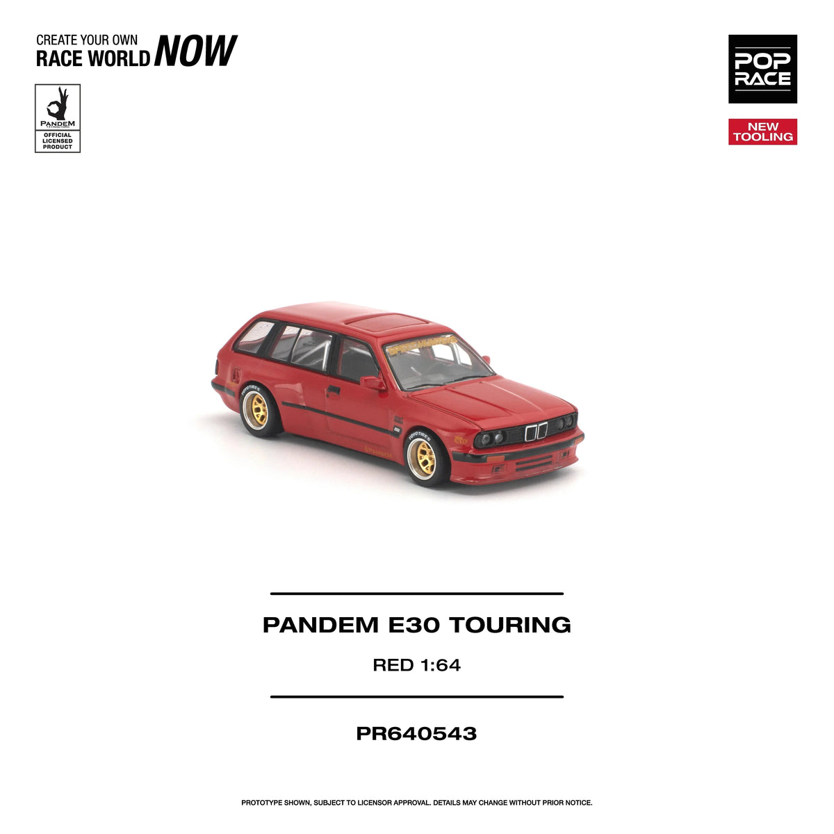 *PRE-ORDER* Pandem E30 Touring, 1:64 Scale (Red) — image 5