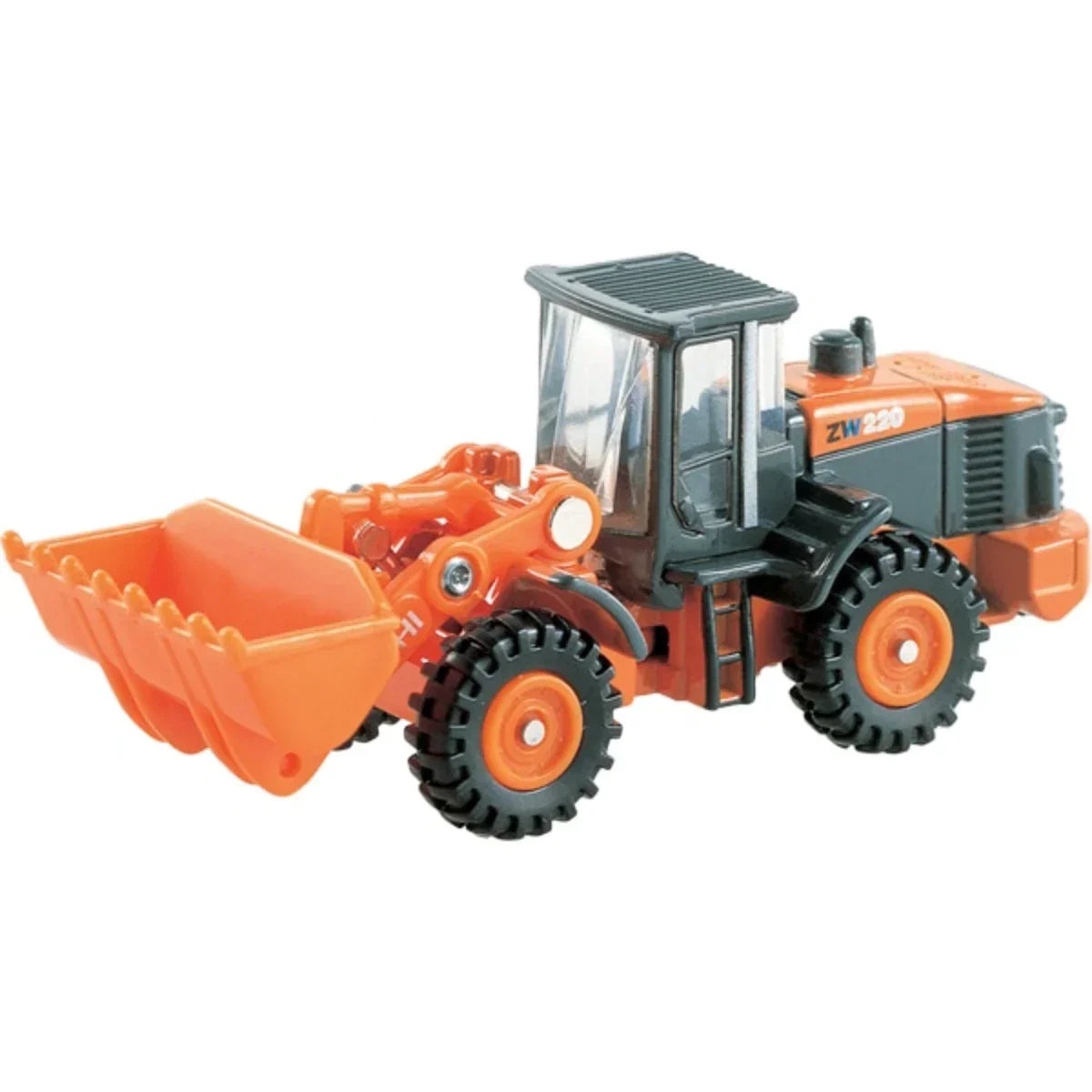 Tomica No.71 Hitachi ZW220 Construction Machinery Wheel Loader, 1:110 Scale (Orange) — image 1