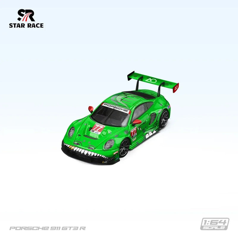 Porsche diecast Rexy 911 GT3 R, Black Dragon #77 AO Racing — image 1