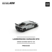 *PRE-ORDER* Lamborghini Huracan STO Grigio Acheso, 1:64 Scale (Matte) — image 5