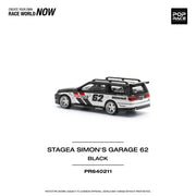 Stagea Simon's Garage 62, 1:64 Scale (Black) — image 3