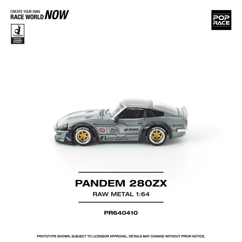 *PRE-ORDER* Pandem 280ZX Raw Metal, 1:64 Scale — image 2