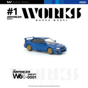 *PRE-ORDER* Subaru Impreza 22B STI, 1:64 Scale (Blue) — image 4