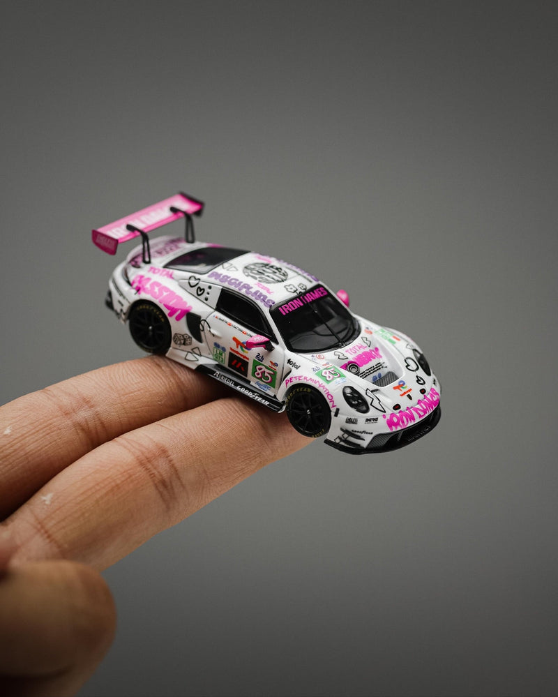 *PRE-ORDER* Porsche diecast 911 GT3 R Iron Dames - 2025 Lemans 24H LMGT3 #85, 1:64 Scale — image 2