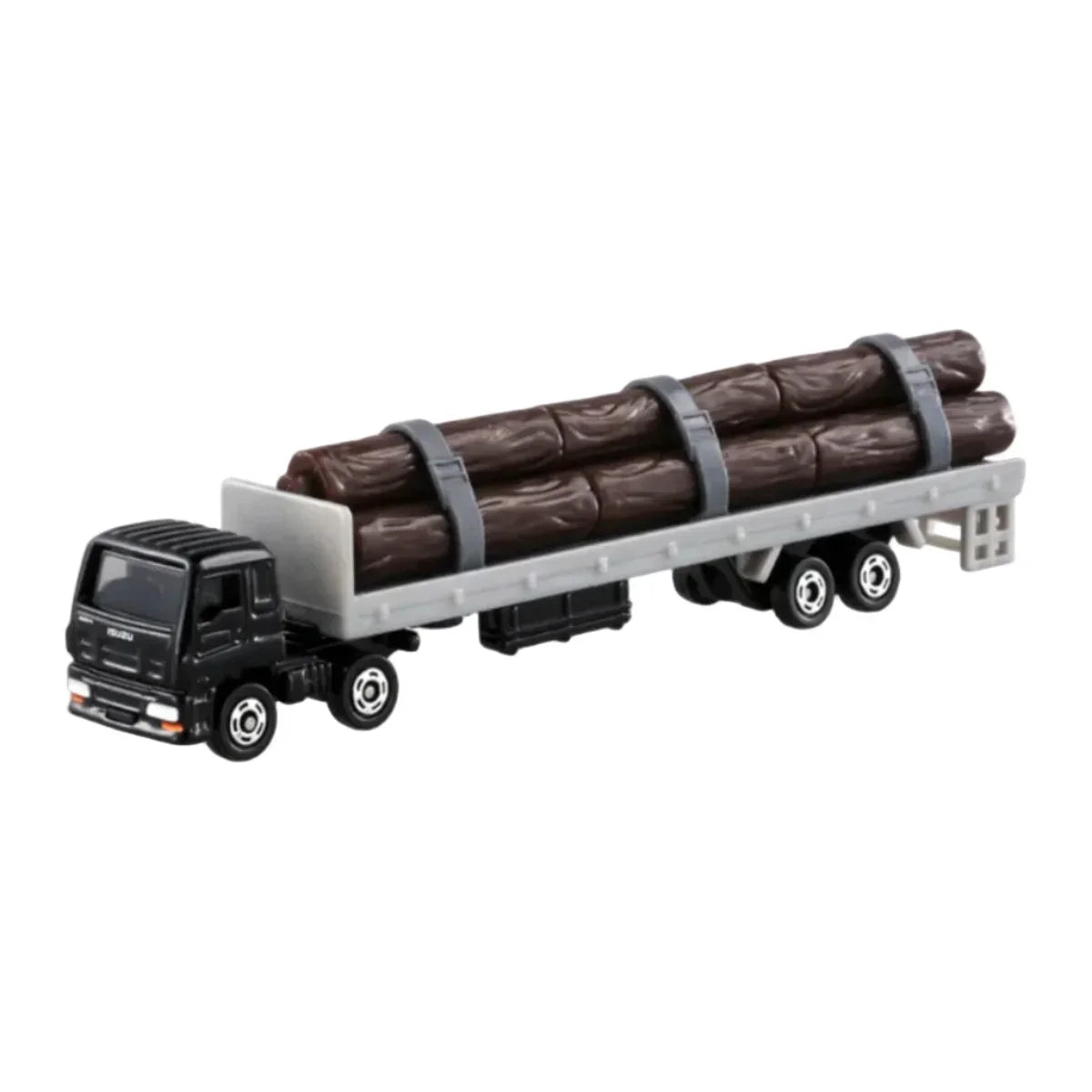 Tomica Long No.125 Isuzu Giga Wood Transporter 1:89 Scale (Black) — image 1