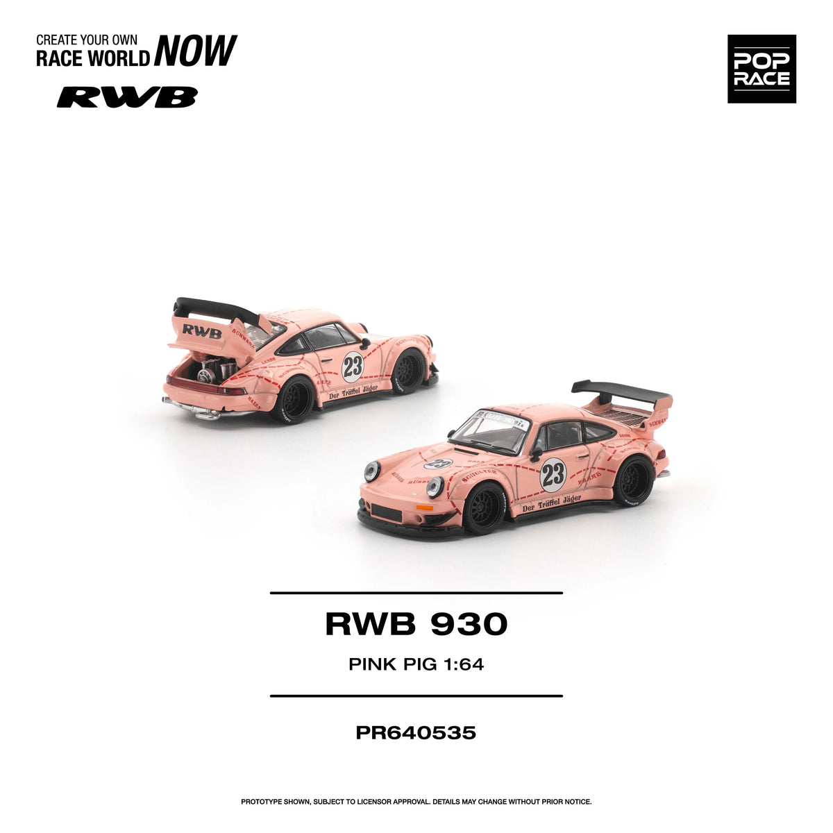 *PRE-ORDER* RWB 930 "PINK PIG", 1:64 Scale — image 4