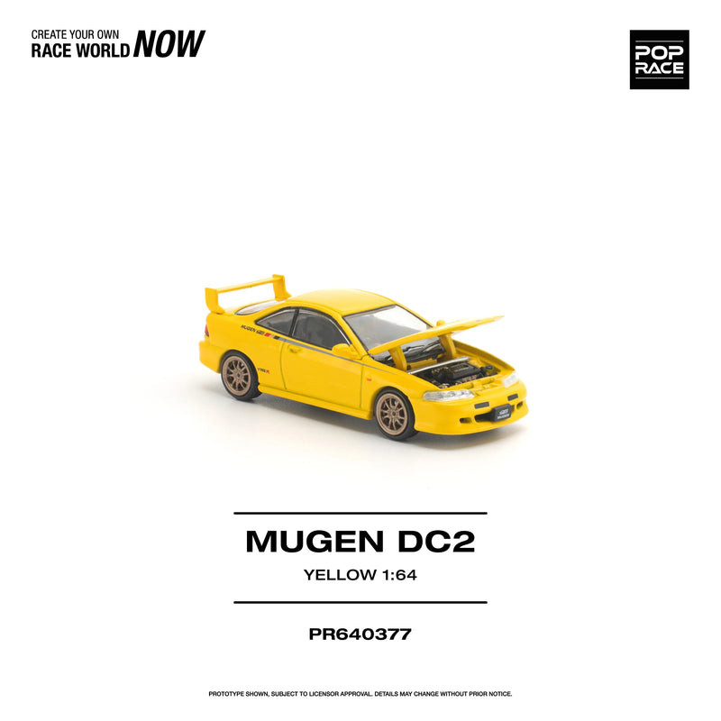 *PRE-ORDER* Nissan Mugen DC2 Yellow, 1:64 Scale — image 2
