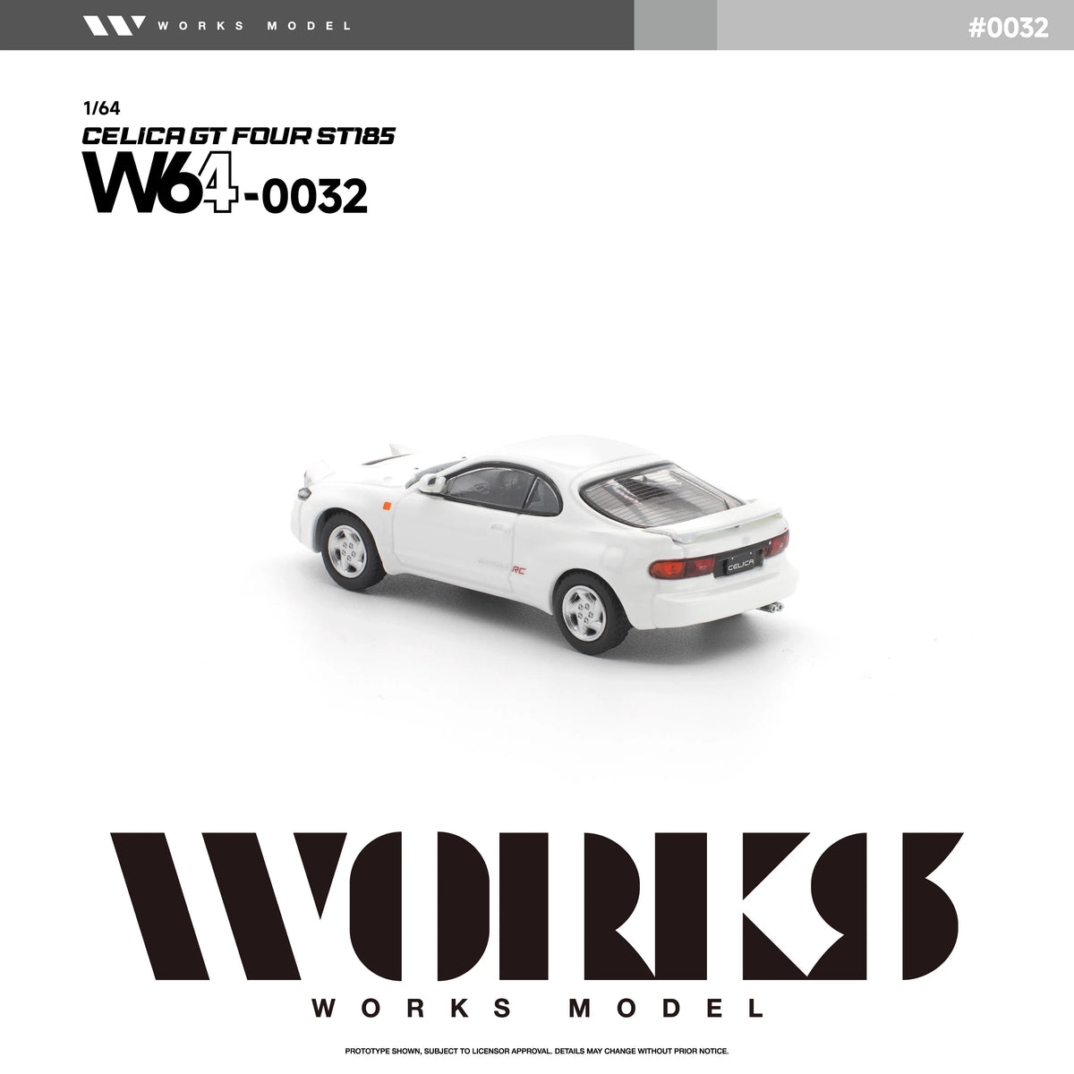 *PRE-ORDER* Toyota Celica GT Four ST-185 WRC, 1:64 Scale (White) — image 4