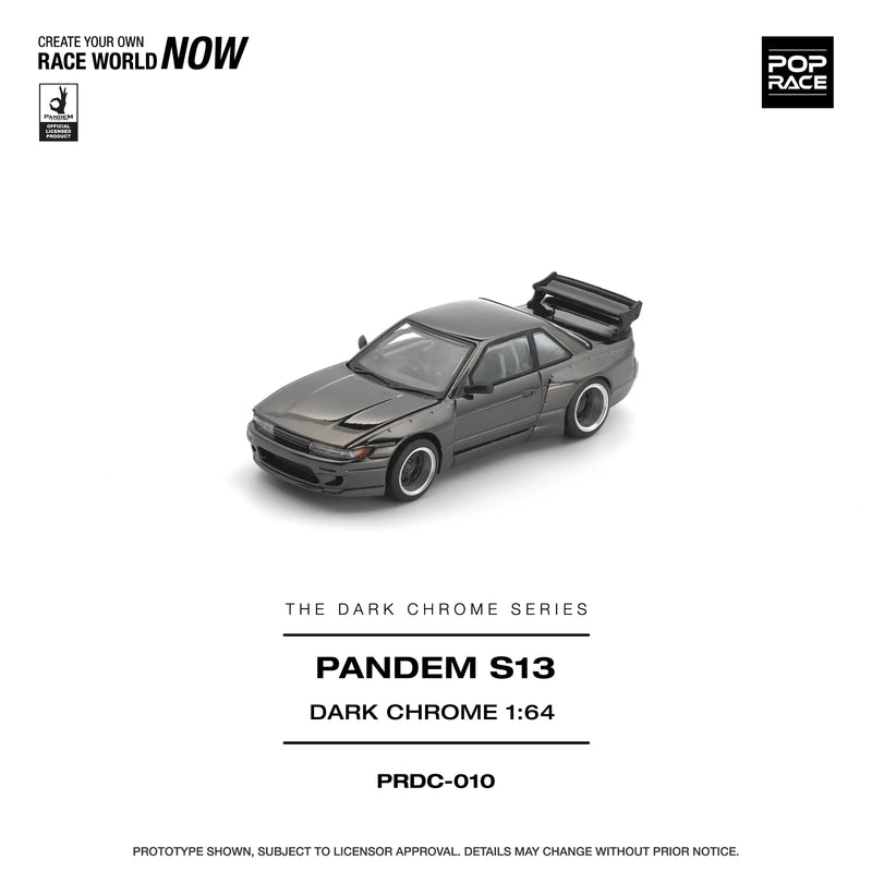 *PRE-ORDER* Pandem S13, 1:64 Scale (Dark Chrome) — image 1