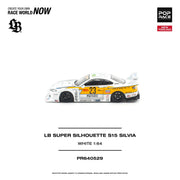 *PRE-ORDER* Lb Super Silhouette S15 Silvia (Opening Engine Hood), 1:64 Scale (White) — image 3