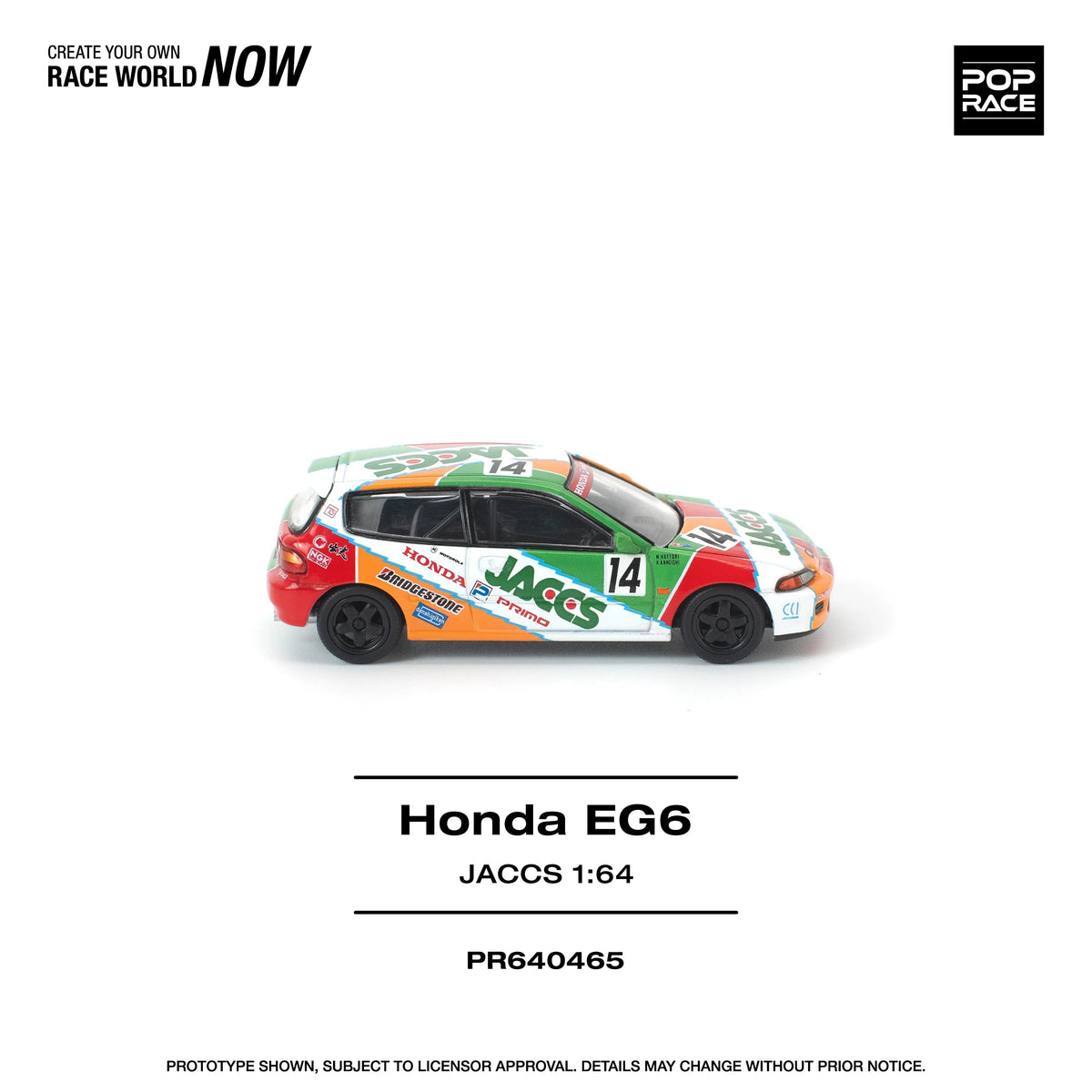 *PRE-ORDER* Honda Civc (EG6) Jaccs, 1:64 Scale — image 4