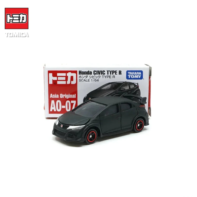 Tomica (Asia Original) A0-07 Honda Civic Type R, 1:64 Scale (Black) — image 1
