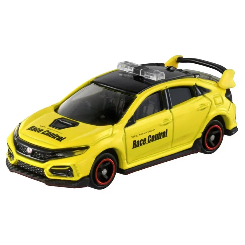 Tomica No.120 Honda Civic Type R Race Control Car, 1:64 Scale (Yellow) — image 1