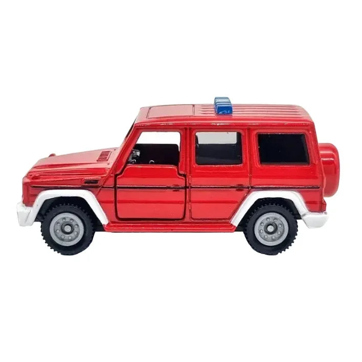 Tomica No.63 Mercedes-Benz G-Class Fire Command Vehicle, 1:62 Scale (Red) — image 2