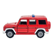 Tomica No.63 Mercedes-Benz G-Class Fire Command Vehicle, 1:62 Scale (Red) — image 2