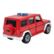Tomica No.63 Mercedes-Benz G-Class Fire Command Vehicle, 1:62 Scale (Red) — image 3