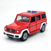 Tomica No.63 Mercedes-Benz G-Class Fire Command Vehicle, 1:62 Scale (Red) — image 1