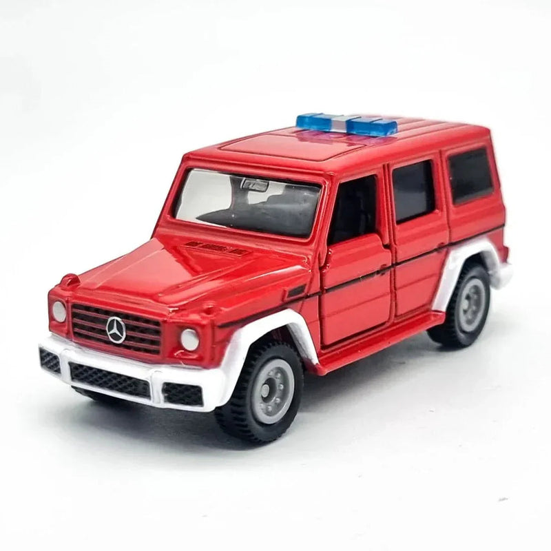 Tomica No.63 Mercedes-Benz G-Class Fire Command Vehicle, 1:62 Scale (Red) — image 1