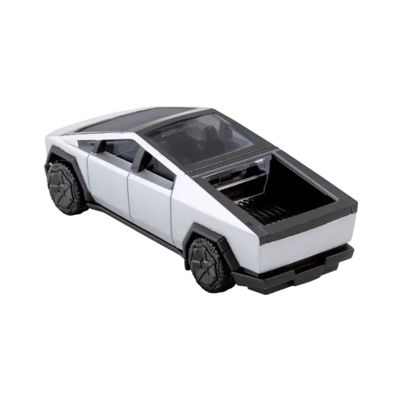 Tomica Premium No.41 Tesla Cybertruck, 1:64 Scale (Silver) — image 2