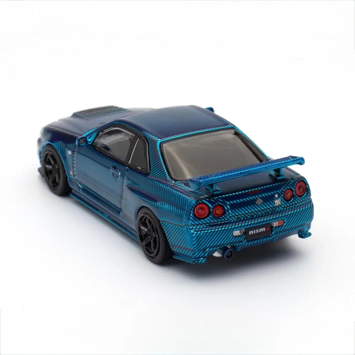 Skyline GT-R R34 CLDC Magazine Edition,1:64 Scale (Chrome Blue) — image 3