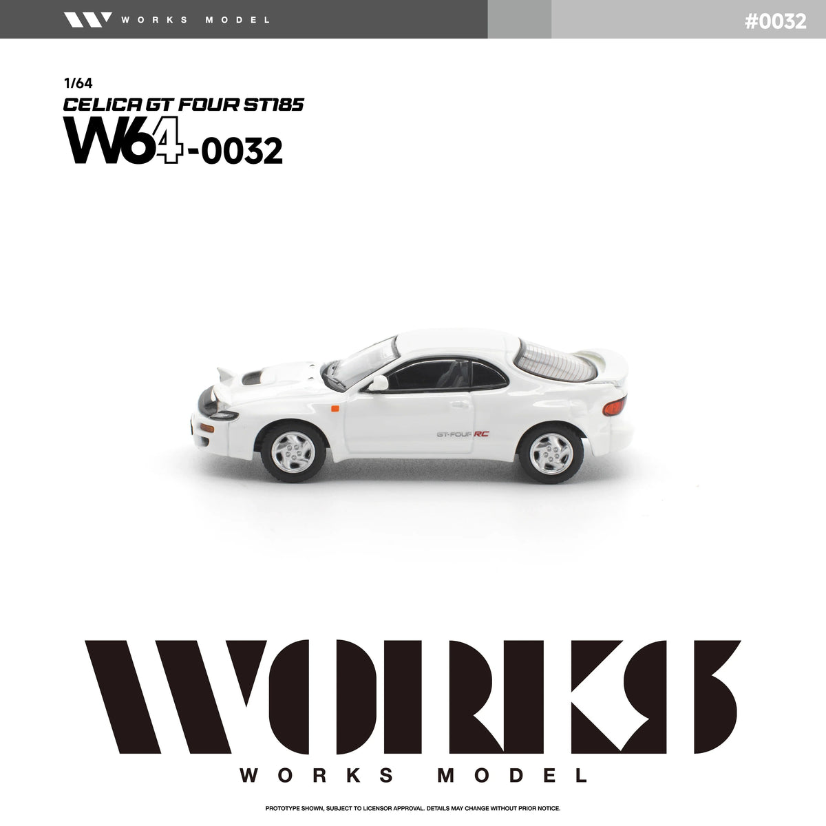 *PRE-ORDER* Toyota Celica GT Four ST-185 WRC, 1:64 Scale (White) — image 3