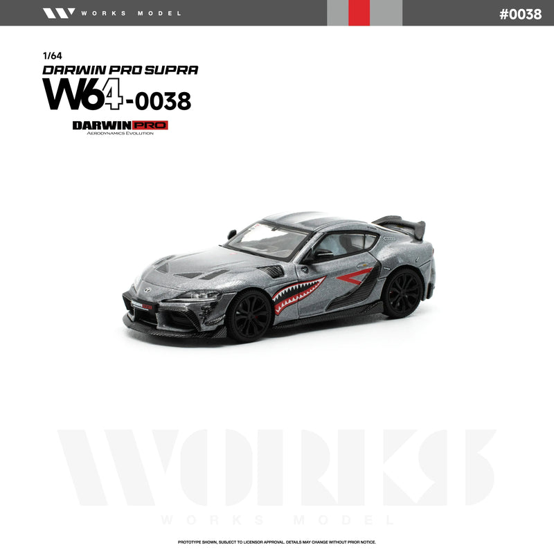 *PRE-ORDER* Darwin Pro Supra, 1:64 Scale (Carbon Grey) — image 1