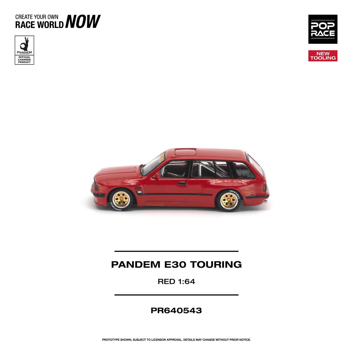 *PRE-ORDER* Pandem E30 Touring, 1:64 Scale (Red) — image 3