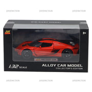 Koenigsegg Jesko Pullback Toy Car - Light, Sound with Openable Doors, 1:32 Scale (Red) — image 5