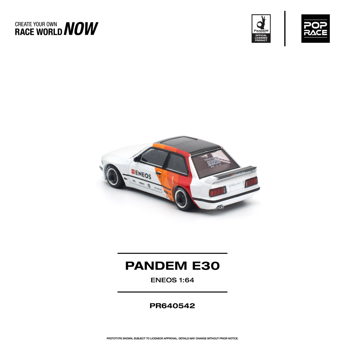 *PRE-ORDER* PANDEM E30 ENEOS, 1:64 Scale — image 4