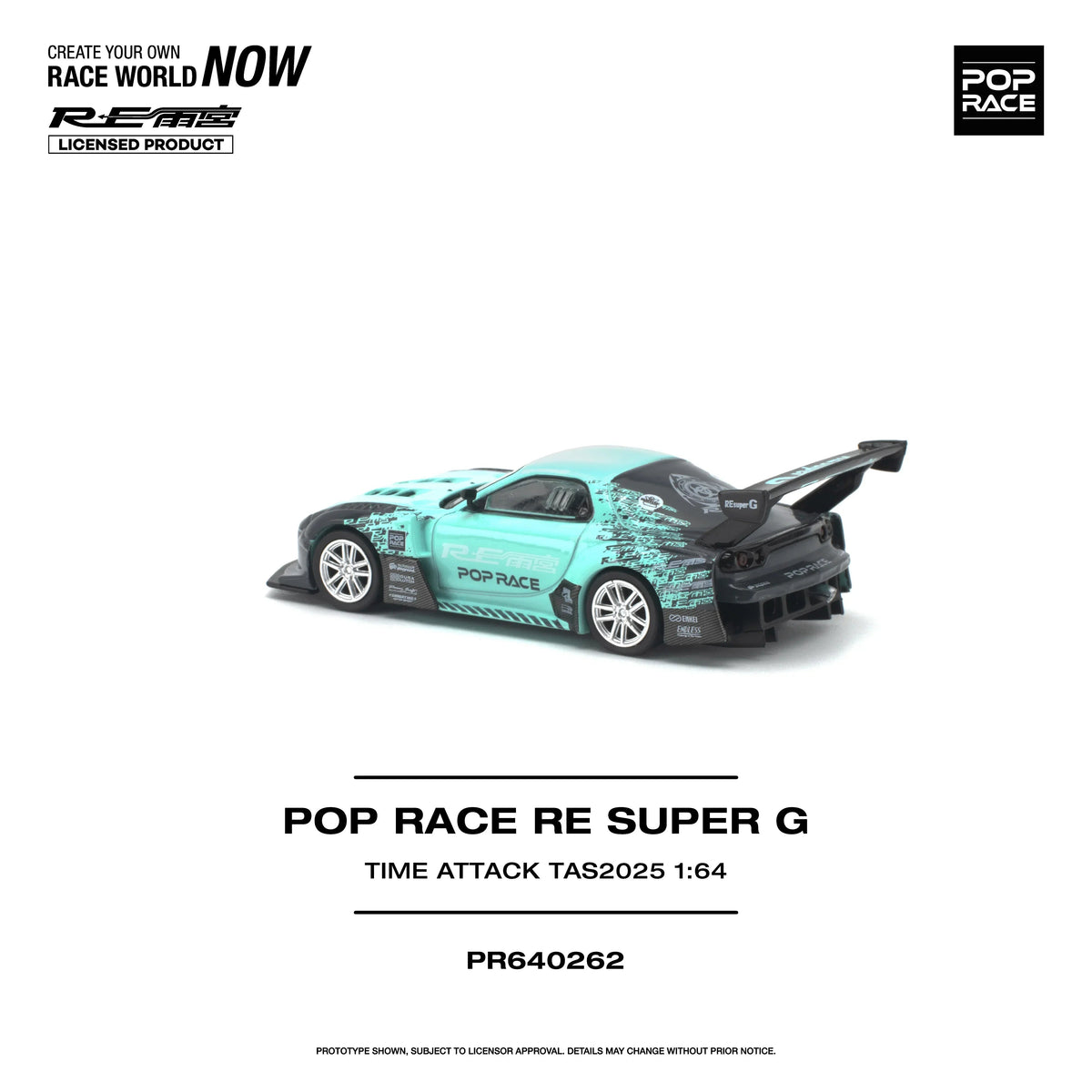 *PRE-ORDER* Pop Race RE Super G Time Attack TAS 2025, 1:64 Scale — image 4