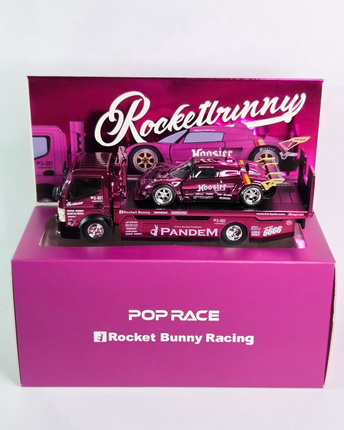 *HEC 2026* Pandem Lotus Elise Pandem Fuso-300 Rocket Bunny Racing, 1:64 Scale (Purple Chrome) — image 2