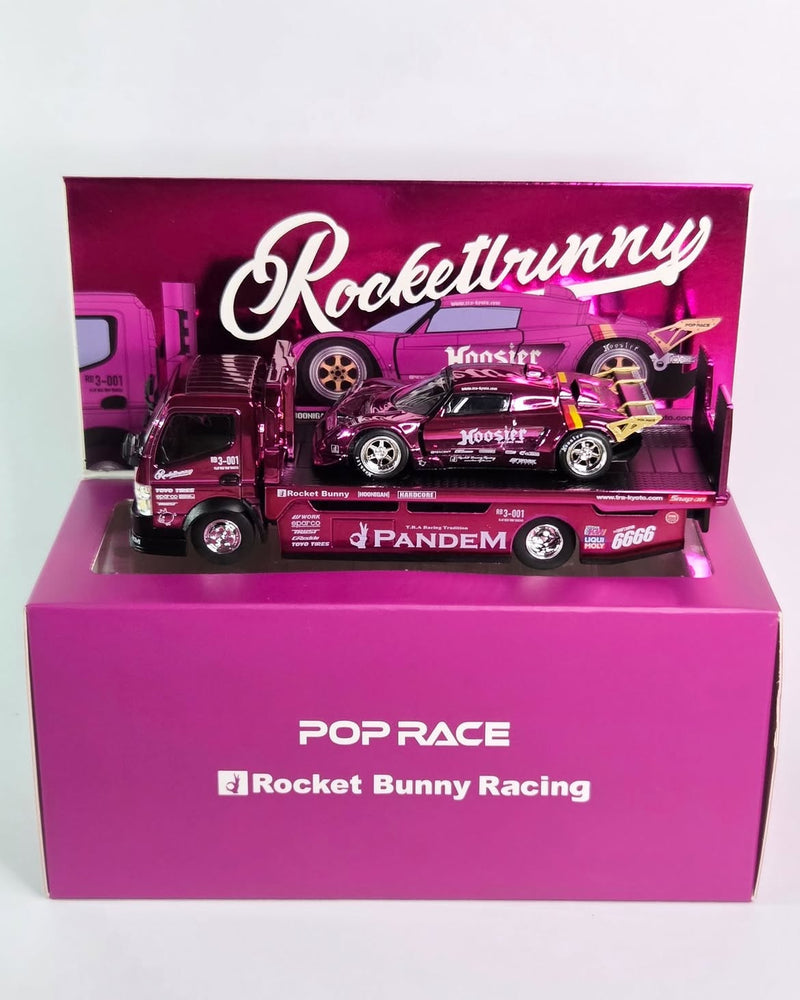 *HEC 2026* Pandem Lotus Elise Pandem Fuso-300 Rocket Bunny Racing, 1:64 Scale (Purple Chrome) — image 2